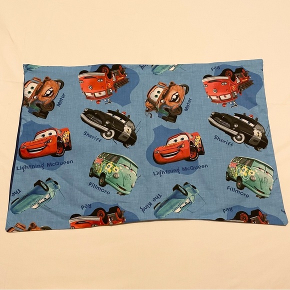 Disney Pixar Cars Pillowcase Homemade 21” x 13.5” Pillow Case - Picture 1 of 16